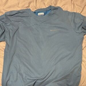 Columbia Men's Light Blue Short Sleeve Tee